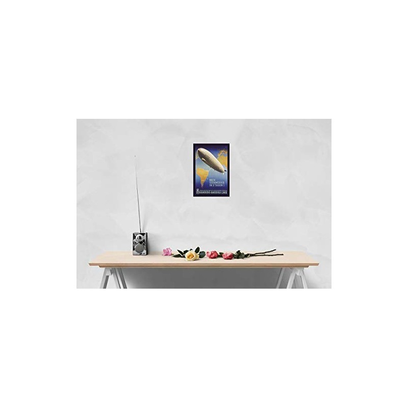 Tin Sign 20 x 30 cm Curved with Cord Waldorf