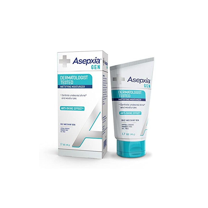 Asepxia GEN Moisturizing Mattifying Cream for Oily Skin, Neutralizes Unwanted