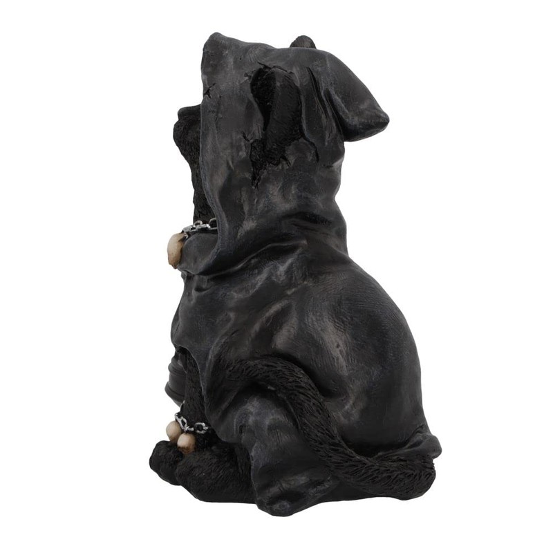 Nemesis Now Reapers Feline Cat Lantern Figurine, Black, 18.5cm
