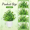 4 Pcs Fake Plants Small Faux Plants for Bathroom Decor