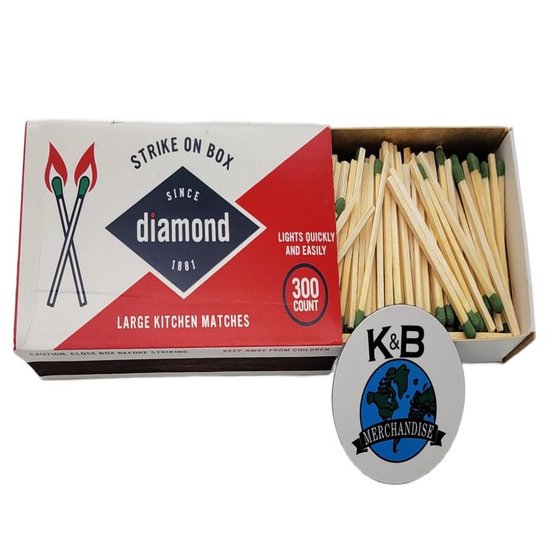 Strike On Box Matches (3 Boxes of 300) Multi Use