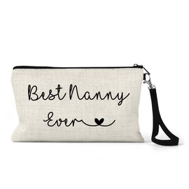 Nanny Gifts, Nanny Makeup Bag, Gift for Nan, Nanny Birthday Gift, Gift for Nanny, Best Nanny Ever, Gift for Her