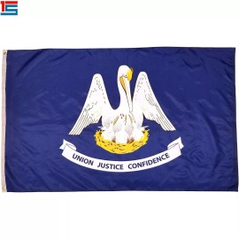 Unbranded 3x5 State of Louisiana  Flag 3'x5' House Banner Super Polyester Grommets