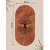 Wooden Yoga Board for Acupressure and Meditation with Nails for