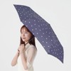 Nifty Colors 1812NV Folding Umbrella, Gradient Heart Carbon Lightweight Mini