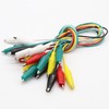 Mirhua Alligator Clip Cord Electrical Cable Test Lead Set Double