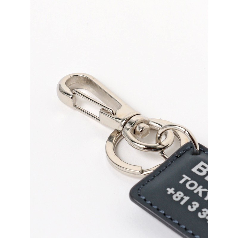 Beams Key Case, Key Holder, Leather, Reflector, TAG, Navy, navy