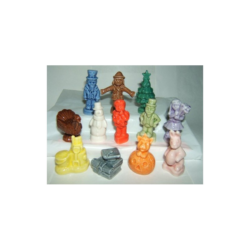 Wade/Red Rose Tea Calendar Series Complete Set - 12 Figurines