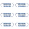 JIALIA GUPO 2-1/4inch(6Pcs) Protective Coated Replacement Furniture Tension Springs for