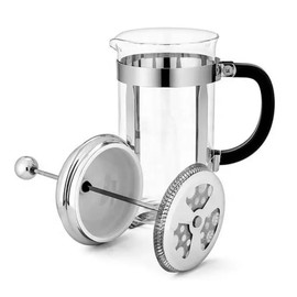 Coffee Make 34oz, High-Heat Borosilicate Glass, Sylver Stainless Steel Coffee Press,..