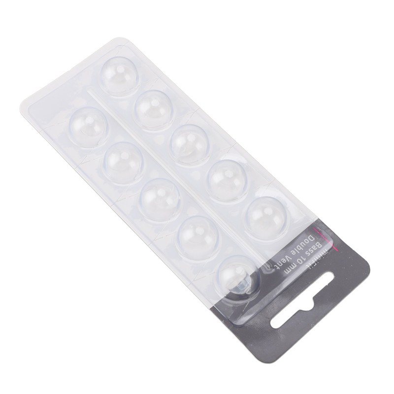 10pcs Double Vent Bass Dome Accessory Single Layer Double Vent