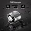 Silver LED Shoe Lights 2PCS, Rechargeable Shoe Flashlight with 3