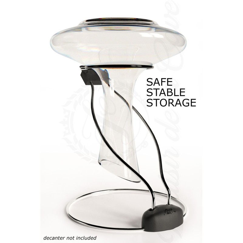 2in1 Wine Decanter Drying Stand – Fast Spotless Carafe Dryer