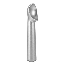 FTVOGUE Ice Cream Scoop Metal Antiadherente Anti-Feeze Postre Cucharas Fruit Baller Scoop Herramienta de Cocina(Matte Silver)