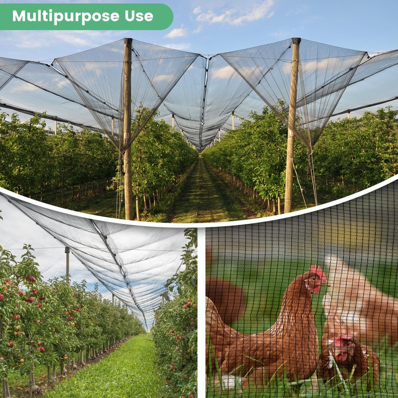 WindscreenSupplyCo Protection Cover 12 Ft. x 12 Ft. Garden Netting