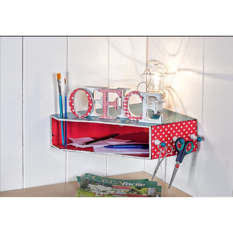 VBS Magazine Rack 25 x 9 x 32 cm Wooden
