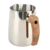 Milk Frothing Cup Inner Scale 304 Stainless Steel Dripless Spout