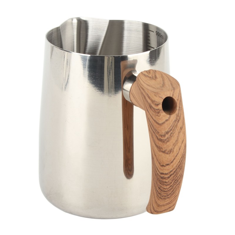 Milk Frothing Cup Inner Scale 304 Stainless Steel Dripless Spout