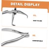 KONTONTY 1 Pair Hair Extension Pliers Stainless Steel Bonding Tool