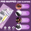 Cluster Lashes Kit，Lankiz Biomimetic Individual Eyelashes KIT with Lash Bond