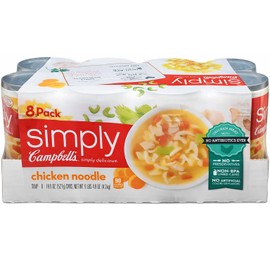 Campbell's Simply Campbell's Chiciken Noodles Soup, 148.8 Ounce