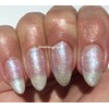 Bluesky Gel Nail white glitter Crystal Pearl White Snowflake White