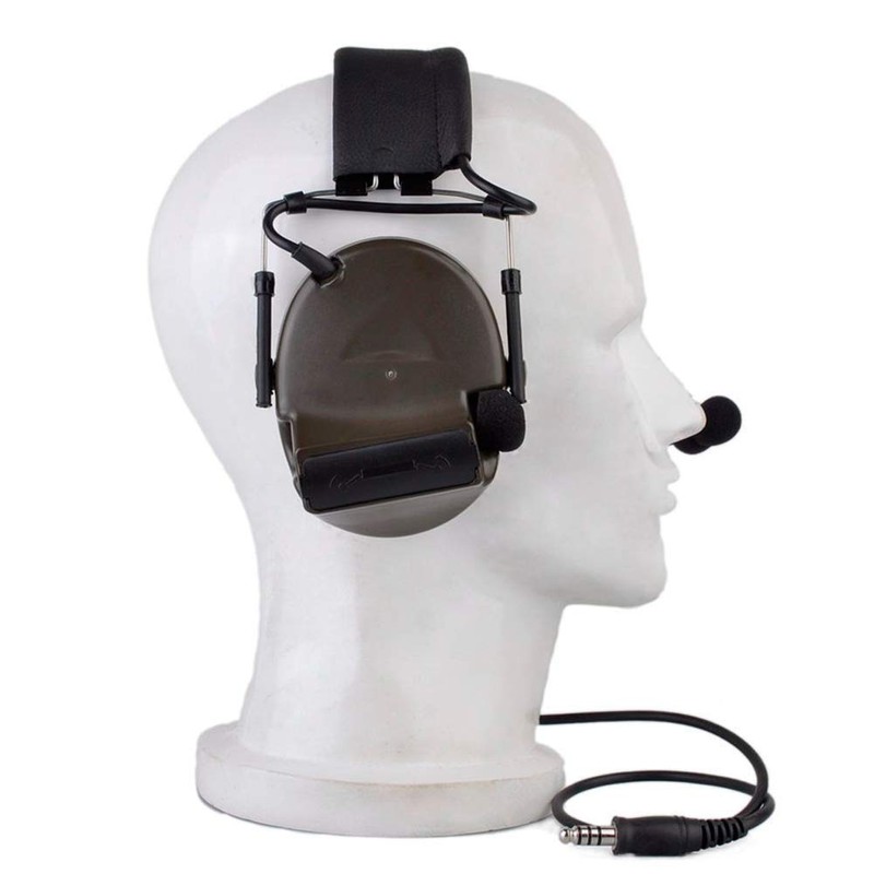 The Mercenary Company Closed-Ear Electronic Hearing Protection Earmuffs & Communication