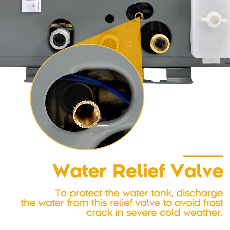 TENGCHANG 10L 2.6 GPM LPG Gas Propane Instant Tankless Hot