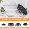 Slow Feeder Dog Bowls Insert, Animire Soft Silicone Slow Eating