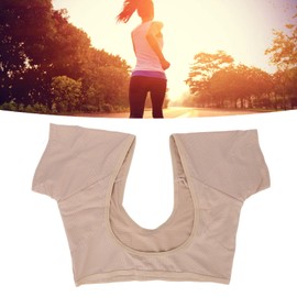 Underarm Sweat Vest, Skin Color Women Armpit Sweat Pads Quick Dry Comfortable Sweat Absorption for Yoga for Sports for Running (XL)