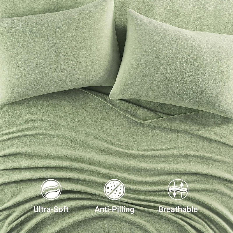 True North by Sleep Philosophy Micro Fleece Bed Sheet Set,