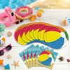 Dereinwo 50Pcs Pool Party Paper Plates and Napkins Disposable paper
