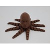Rocktopus Meme Tiktok Figure Moving Tentacles (Brown Matte) 3drocktopus