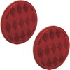 Blazer International B38SR Round Stick-On Reflector, Red