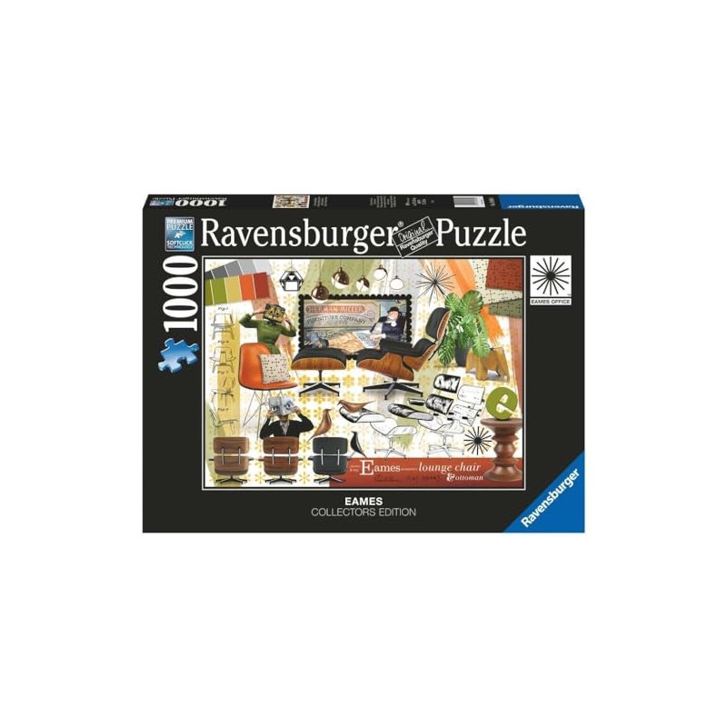 Ravensburger Eames Design Classics Jigsaw Puzzle - 1000 Pieces |