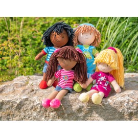 Betzold - Rag Dolls, Set of 4 - Cuddly Dolls Children's Dolls