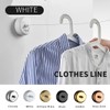 BESy Retractable Clothesline SUS304 Stainless Steel Clothes Dryer with Adjustable