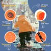 HAPIU Kids Toddler Rain Suit Muddy Buddy Waterproof Coverall,Vibrant Orange,3T,Original