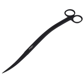 Innotech Aquarium Scissors 25 cm Aquarium Cleaning Wave Scissors Black Plant Scissors for Aquatic Plants (25 cm, Black)