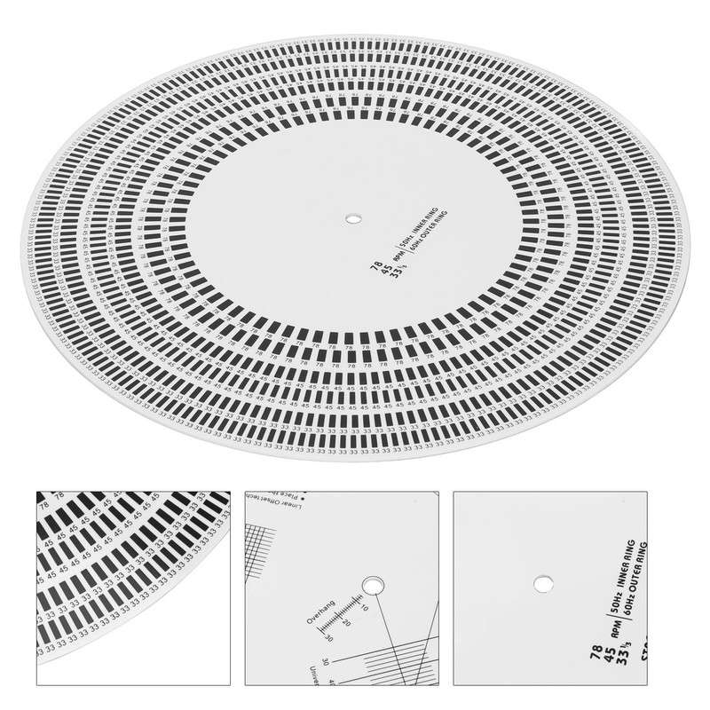 LP Stroboscope Disc Rotational Speed Detection LP Vinyl Turntables Calibration