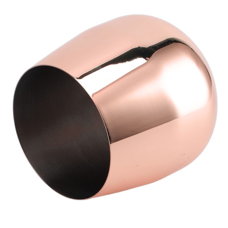 Stainless Steel Wine Glass Stemless Egg Shape 550ml Unbreakable Portable