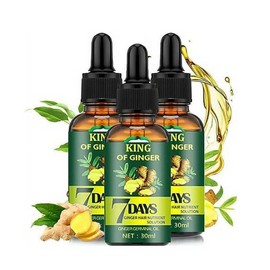 7 Day Hair Growth 3x Ginger Hair Growth Germinal Oil, Regrow 7 Days Ginger Germinal Serum GINGER