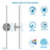 ZAGO 24 Inch LED Indoor Linear Wall Sconces Set of