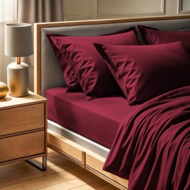 100% Cotton Ranforce Single Fitted Sheet (90 x 200 + 30 cm), Dusty Rose, 155 Thread Count | Machine Washable at 30°C | Soft & Durable for Comfort