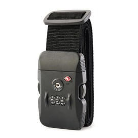 MiyabiLife Suitcase Belt with TSA Lock, Carrying Case, Belt, Anti-Collapse Band, For Travel, Business Trips, 3-Digit Dial, Luggage Fastening Belt, Adjustable Length, Lightweight, Anti-Theft and Loss
