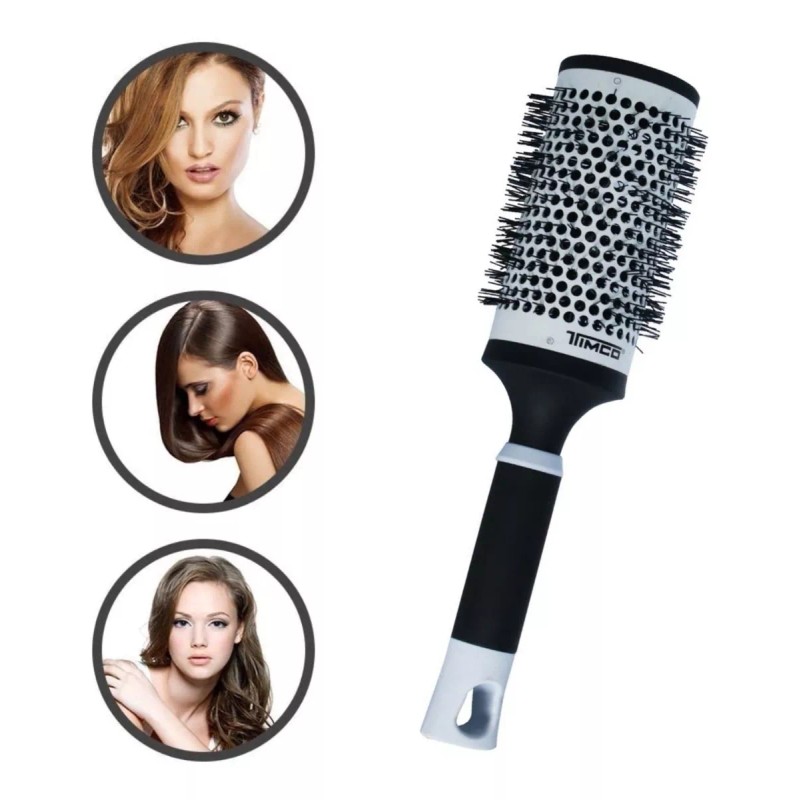 Yosoo Cepillo Redondo Térmico Profesional Cerámica Alaciar Pelo