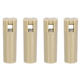 uxcell 4Pcs Cord Knobs, 75mm Window Blind Tassels Plastic Pull Cord Tassel Drops Pull End Pendant for Window Blinds Shade Curtain, Brown