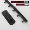JQK Folding Clothes Hanger Rack, Stainless Steel Swing Arm Hook