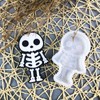 Duawenki Human Skeleton Shape Car Freshie Silicone Mold for Making