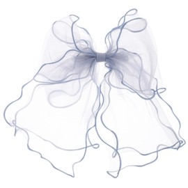 IWOWHERO Bow Hair Clip for Girls Elegant Spring Hairpin Headdress Blue for Parties Weddings and Festivals Comfortable and Stylish Hair Decoration Accessory